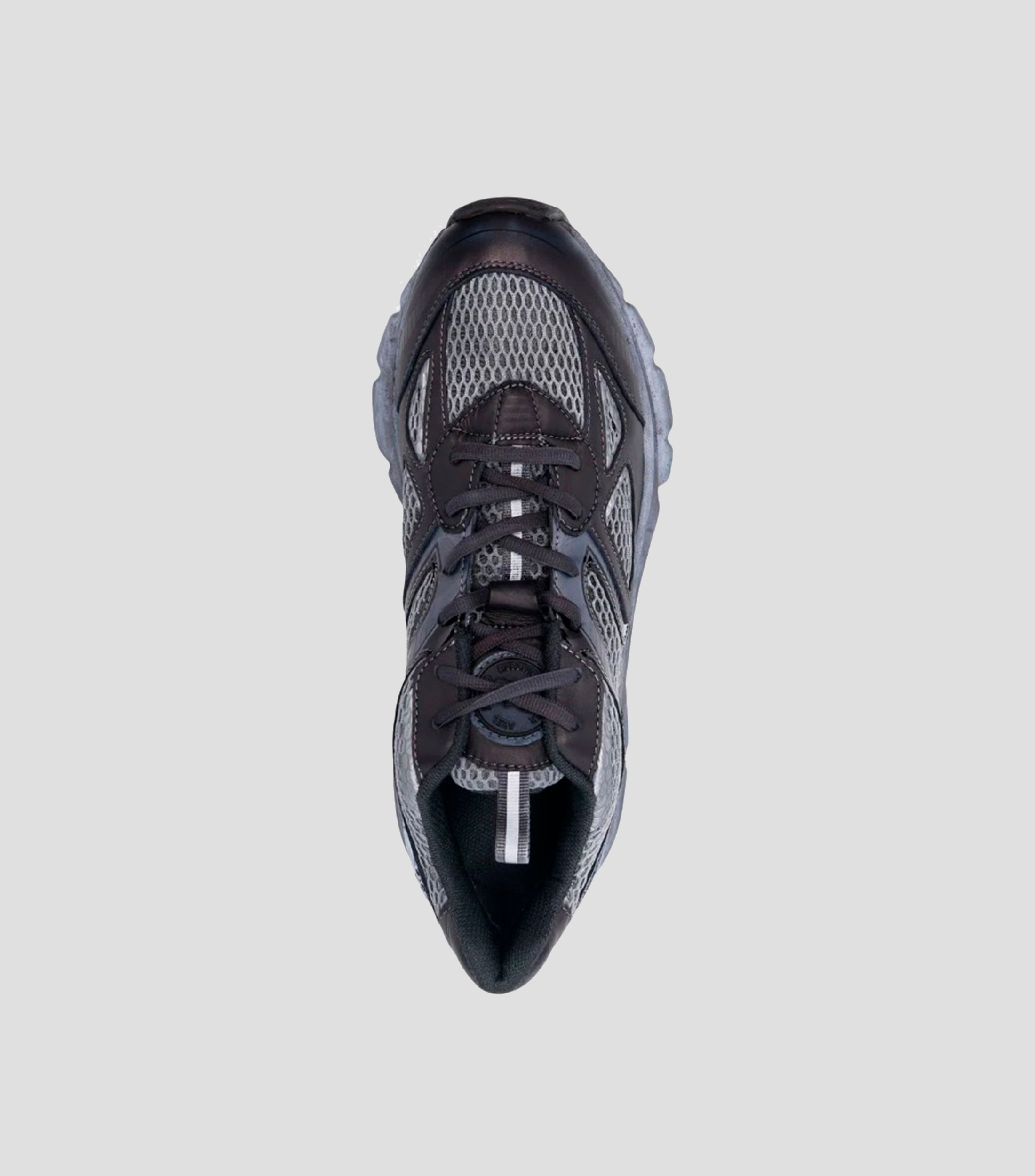 Tenis casuales Marathon Dip Dye en piel, azules Hombre